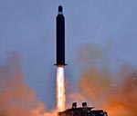 شلیک راکت آزمایشی کوریای شمالی  به سوی دریای جاپان